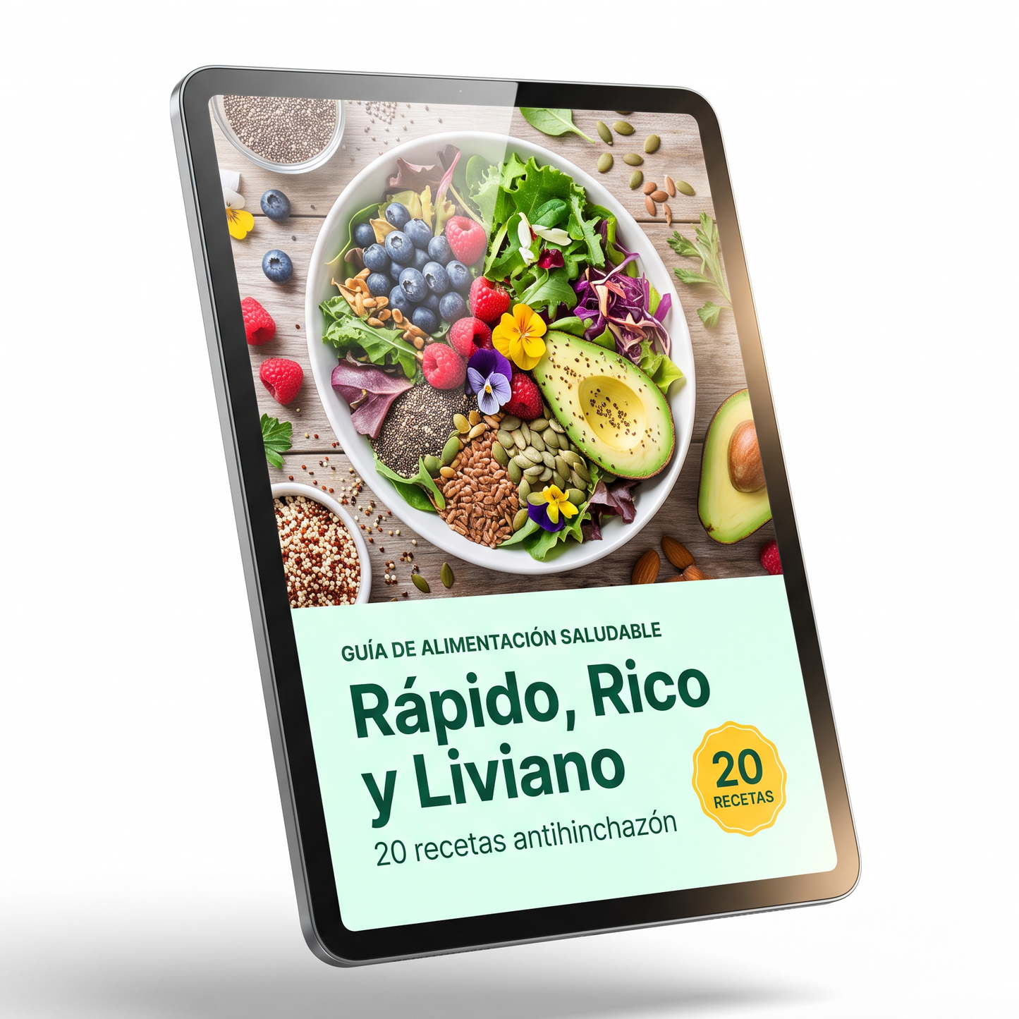 Rápido, Rico y Liviano: 20 recetas antihinchazón