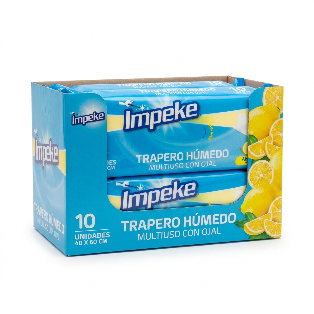 Caja Distribuidor — Trapos de piso descartables Impeke