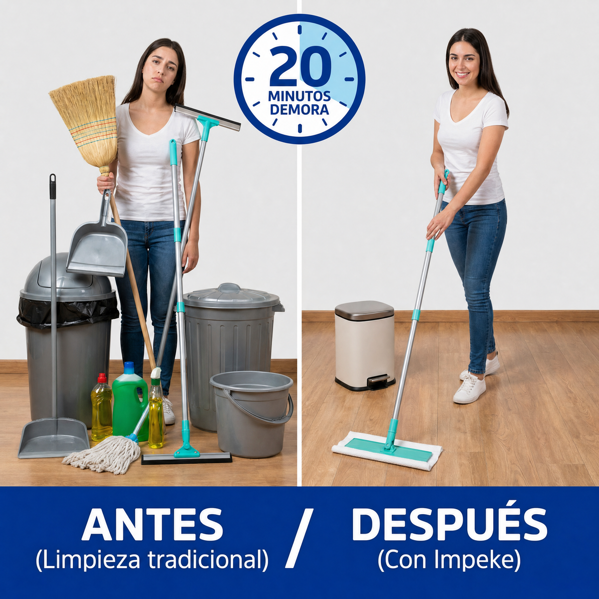 Trapo de Piso Descartable (10u.) Impeke