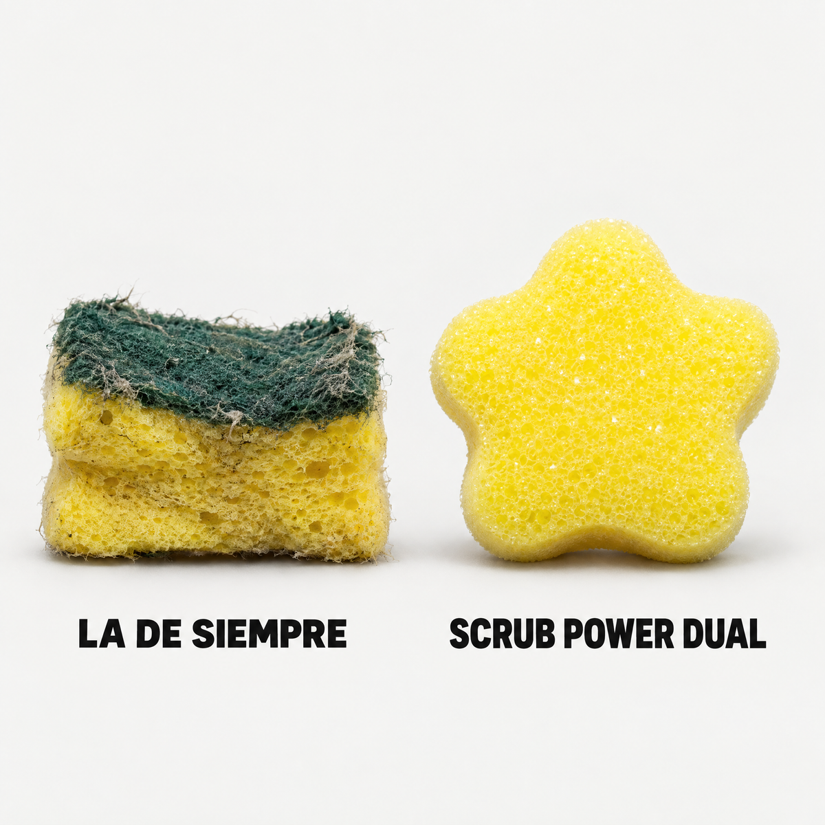 Esponja Scrub Power Dual Virutex · Doble Cara · No Raya