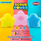 Esponja Scrub Power Dual Virutex · Doble Cara · No Raya
