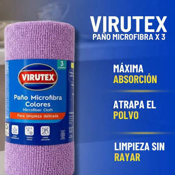 Paño de Microfibra Virutex (3en1)