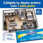 Trapo de Piso Descartable (10u.) Impeke